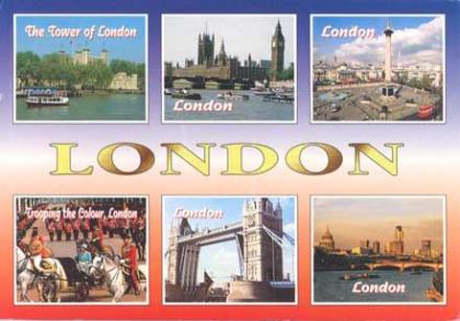 Postcard from London.