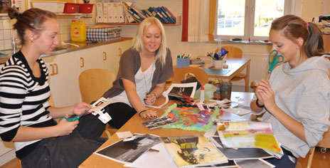 Felicia, Nathalie och Louise.