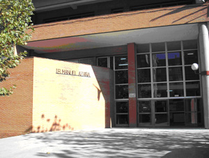 Main building entrance