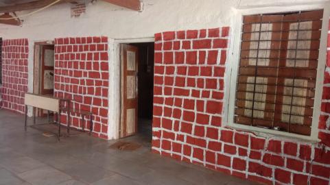 Chandvegan school back side brick 2023.