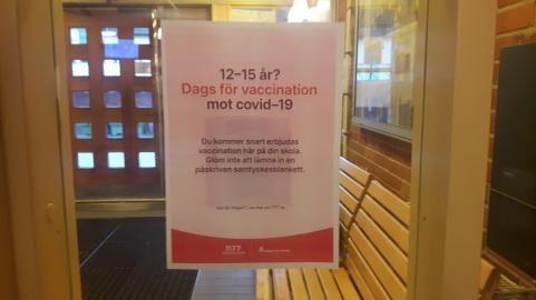 Snart dags för de elever i årskurs 6-9 som vill att vaccinera sig mot covid-19.