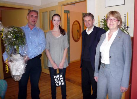 f.v: Trdet, Jonas, Linnea, Mats & Margareta.