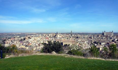 View of Toledo photographed from the Parador